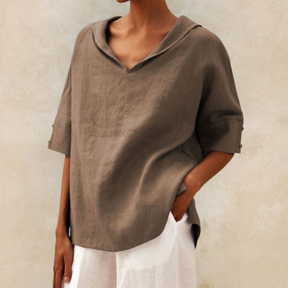 Lhinee™ - Blusa de estilo casual y corte holgado