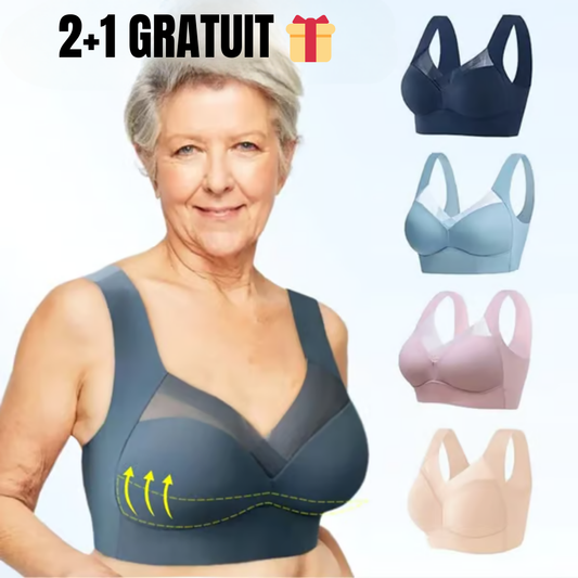 Linda | Juego de 3 sujetadores cómodos y sin costuras 2+1 GRATIS