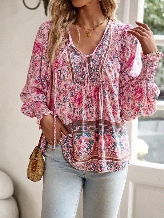 Helena™ - Blusa con Estampado de Flores para Verano