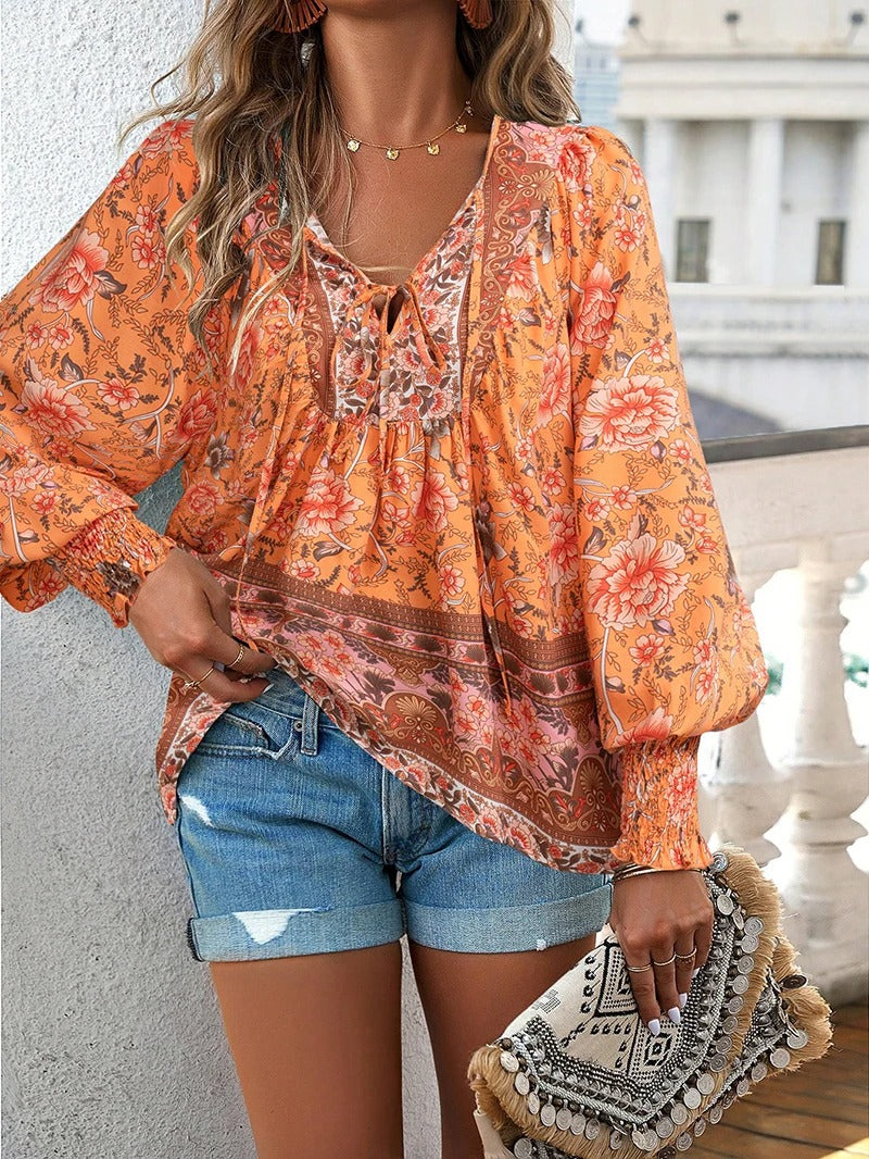 Helena™ - Blusa con Estampado de Flores para Verano