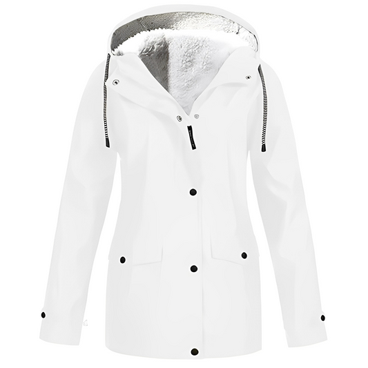 Ella™ - Abrigo impermeable for women forraso con forro de felpa
