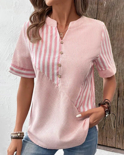 Sandra™ - Camiseta clásica de rayas