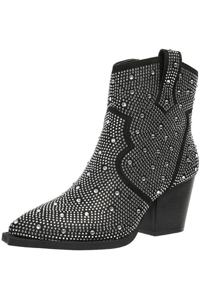 Costanza | Botas elegantes con patchwork y cremallera