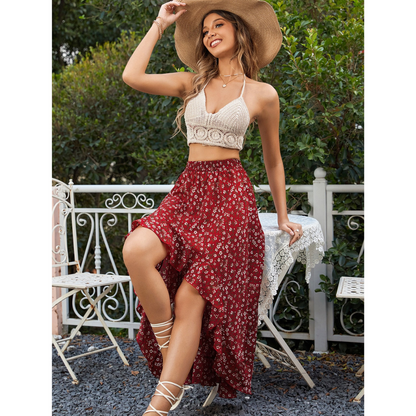 Hanessa™ - Falda de Leopardo Floja