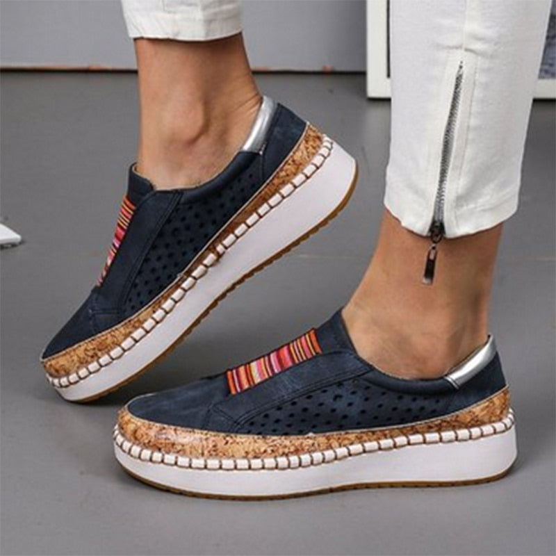 Carolyn - Zapatillas sin Cordones Boho Chic