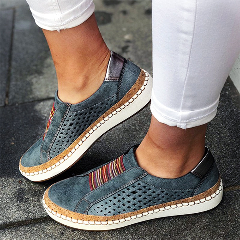 Carolyn - Zapatillas sin Cordones Boho Chic