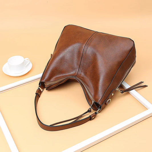 Ivy - Bolsa de hombro de cuero