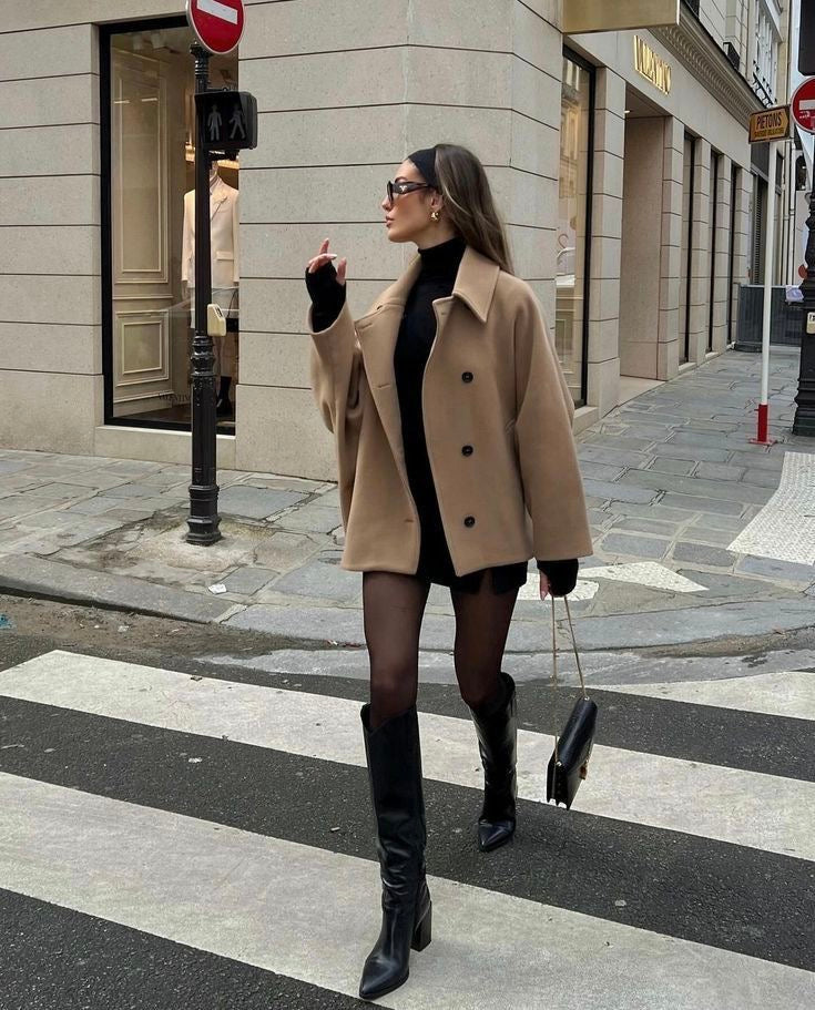 Noa™ - Abrigo de Lana Elegante y Cálido para Exterior