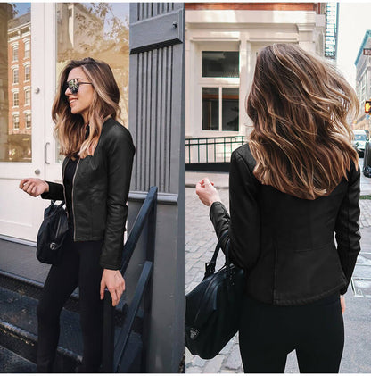 Sophia™ - Chaqueta de cuero italiana