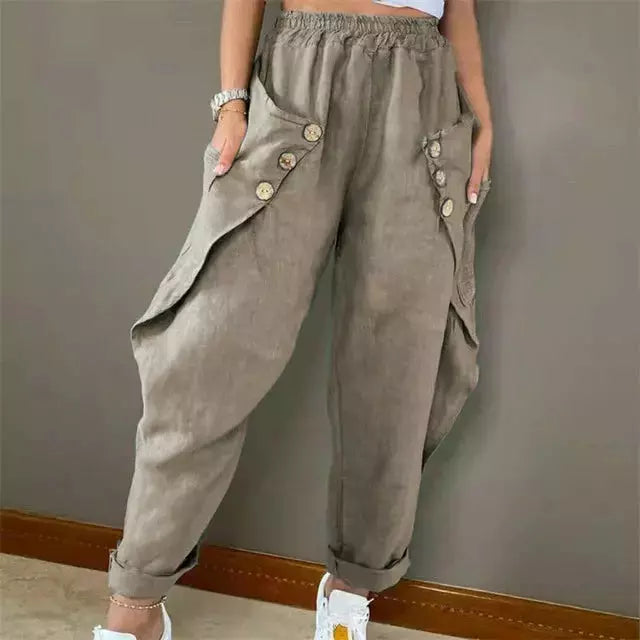Zavira™ - Pantalones Elegantes con Botones