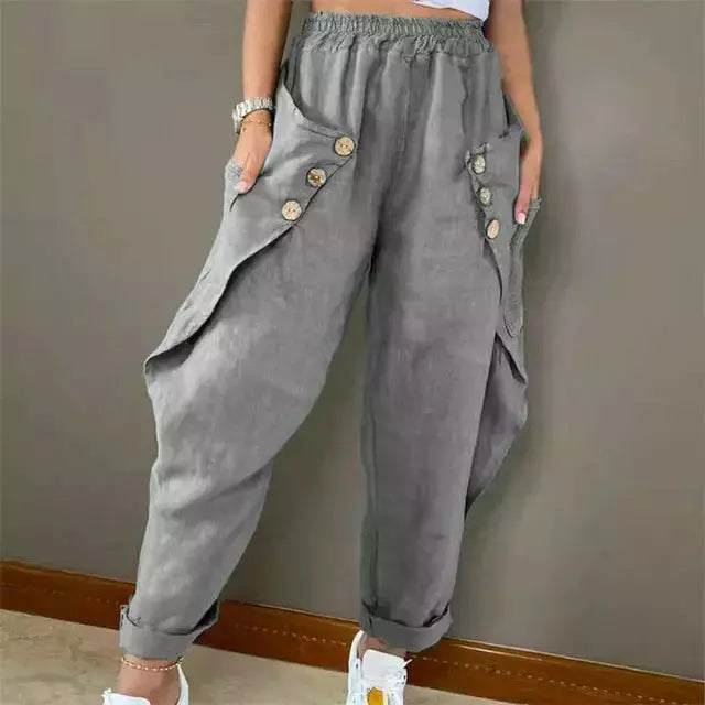 Zavira™ - Pantalones Elegantes con Botones