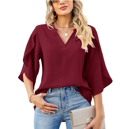 Leni™ - Top elegante con escote en V