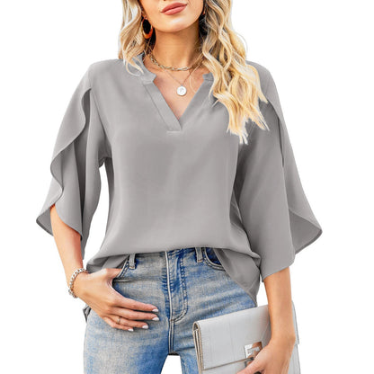 Leni™ - Top elegante con escote en V