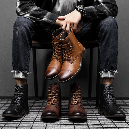 Claude | Botines de cuero auténtico