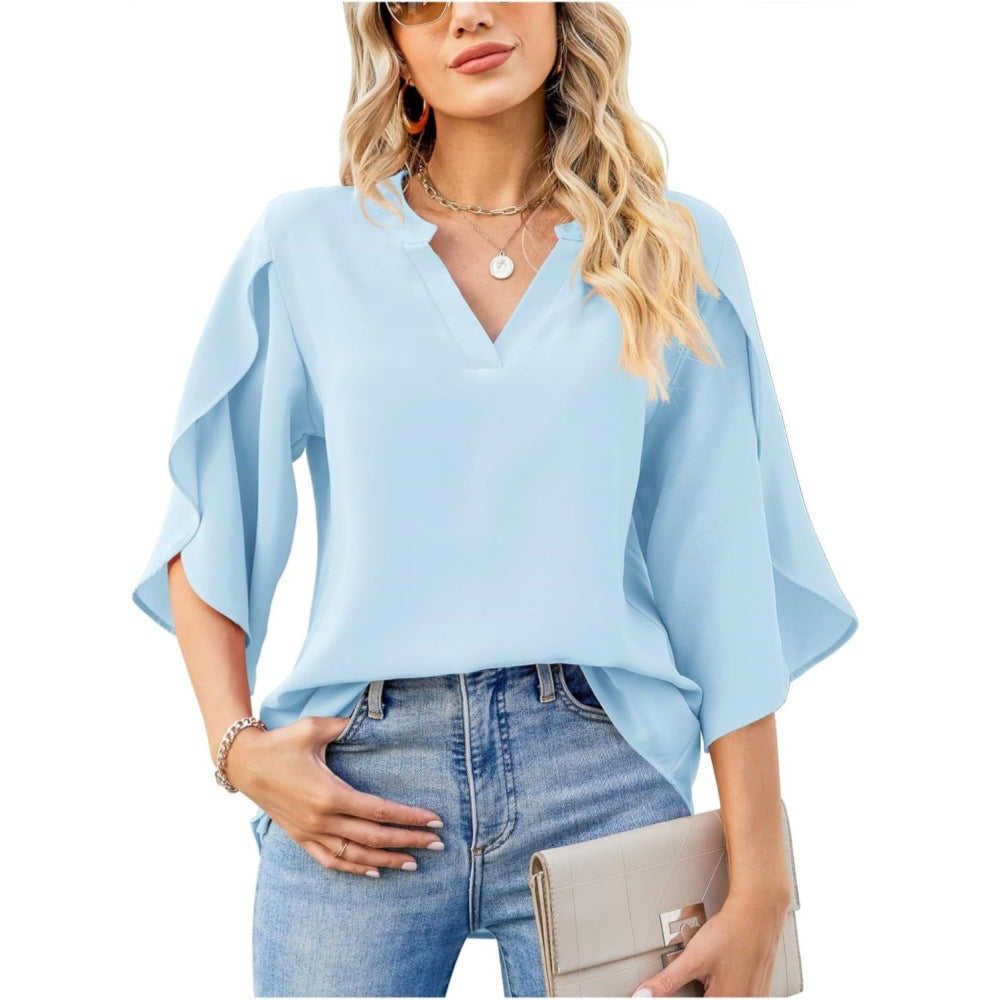 Leni™ - Top elegante con escote en V