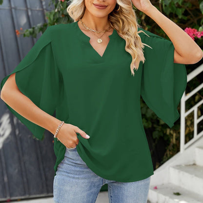Leni™ - Top elegante con escote en V