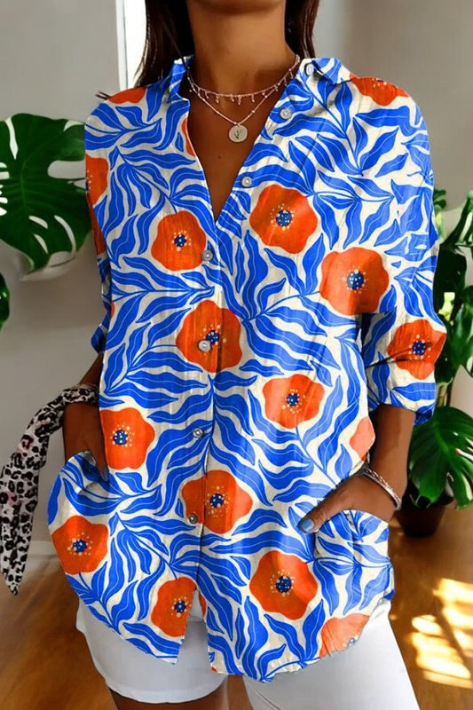 Blusa Floral Bold Bloom