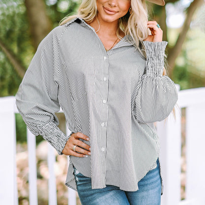 Evelyna™ - Camisa suelta de rayas