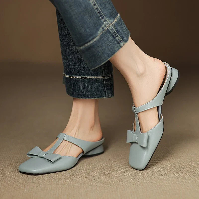 Chancletas de Punta Cuadrada