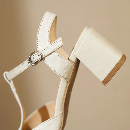 Mary Janes de cuero Beatrica