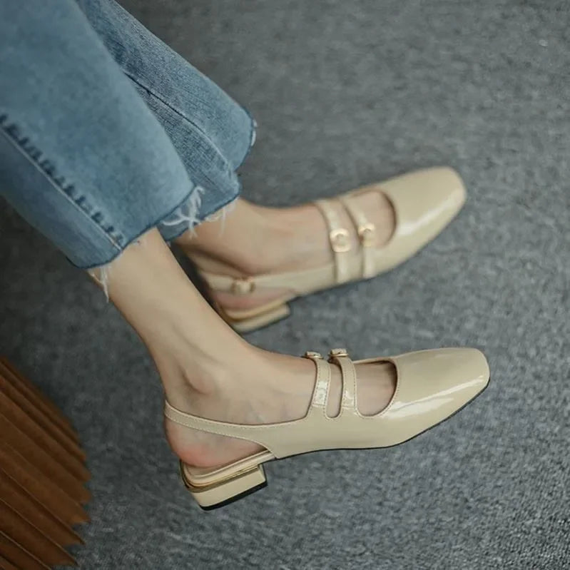 Selviora Mocasines Retro Mary Janes
