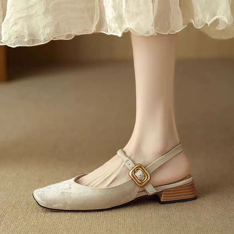 Zapatos Jewel Vera con punta de tiras