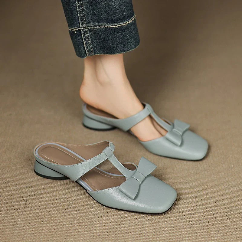 Chancletas de Punta Cuadrada