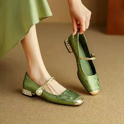 Zapatos Mary Janes de Cuero Mestelle