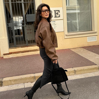 Chaqueta de Cuero Elegante Vienna™