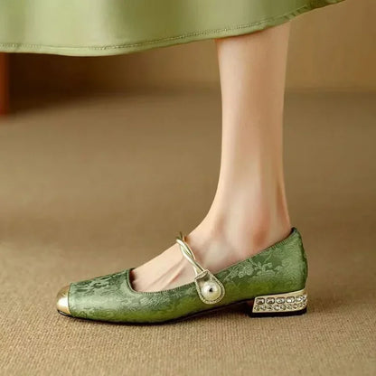 Zapatos Mary Janes de Cuero Mestelle