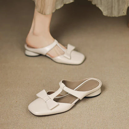 Chancletas de Punta Cuadrada