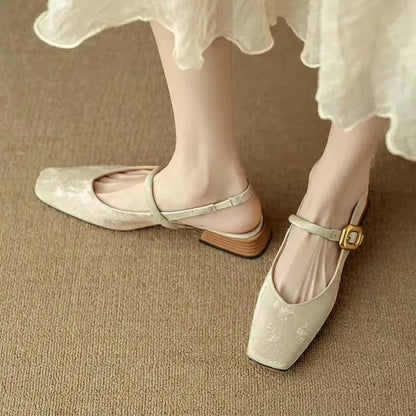 Zapatos Jewel Vera con punta de tiras