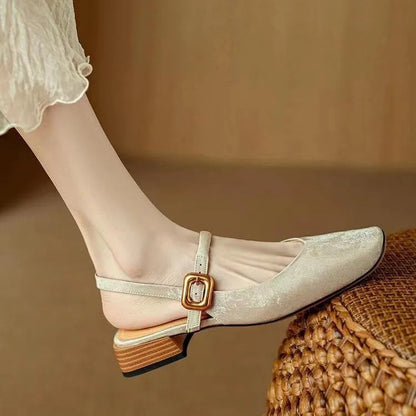 Zapatos Jewel Vera con punta de tiras
