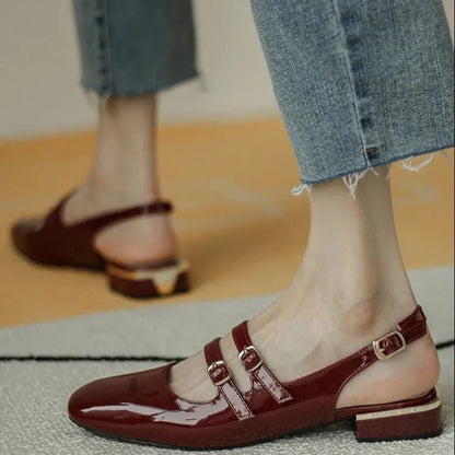 Selviora Mocasines Retro Mary Janes