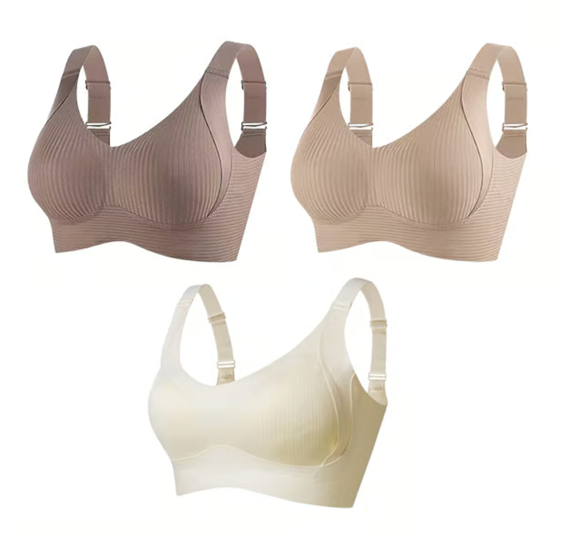 CELINE | Juego de 3 sujetadores confort sin varillas 2+1 GRATIS