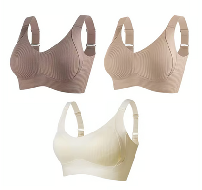 CELINE | Juego de 3 sujetadores confort sin varillas 2+1 GRATIS