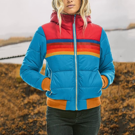 Evie™ - Parka retro de pelo para mujer