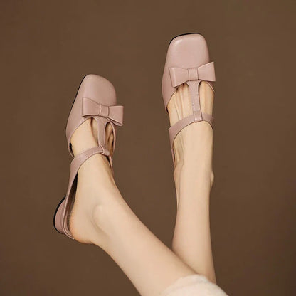 Chancletas de Punta Cuadrada