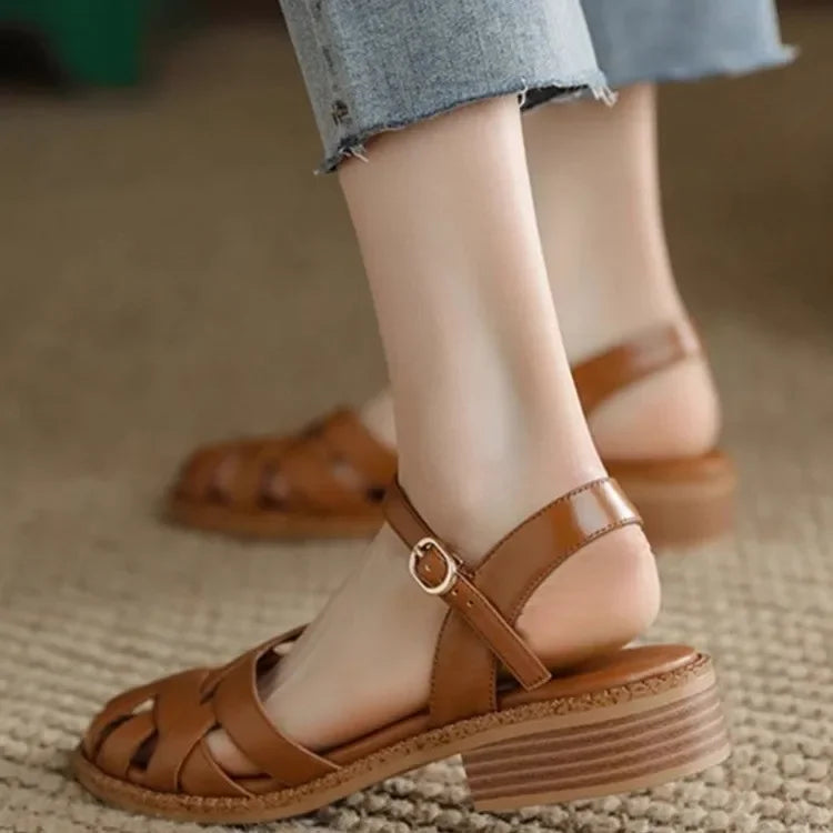 Sandalias de Cuero Suave | Terina