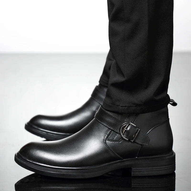 Liam | Botines Rangers de Cuero para Hombres