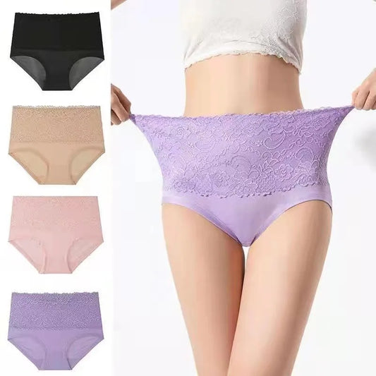 SUZIE | Conjunto de 4 braguitas adelgazantes y moldeadoras bordadas a mano