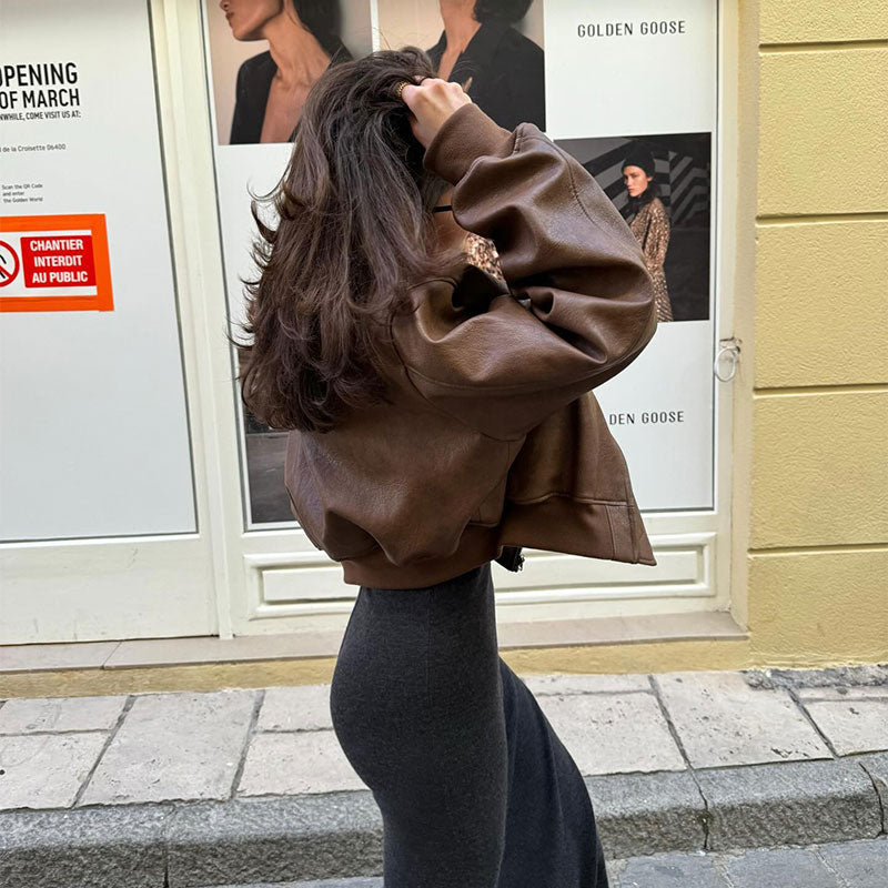 Chaqueta de Cuero Elegante Vienna™