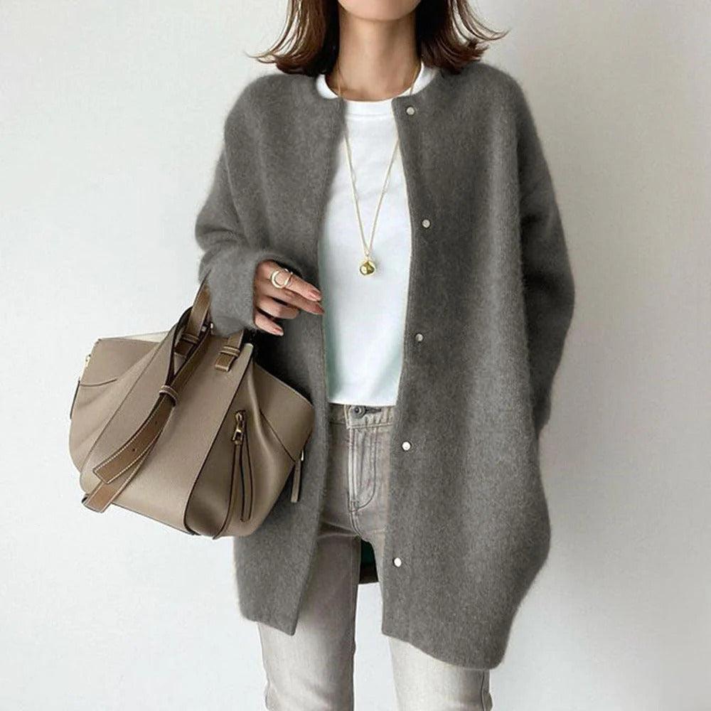 Zoey - Chaqueta de Lana Chic y Cómoda para Mujeres