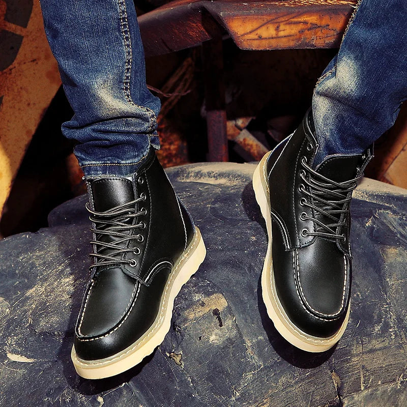 Dustin | Botines de invierno de cuero