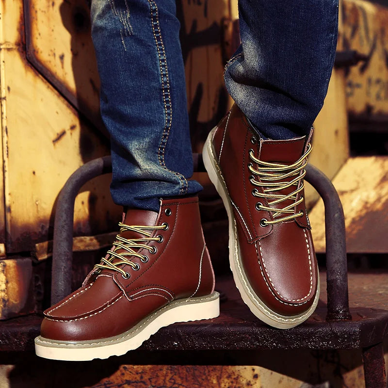 Dustin | Botines de invierno de cuero
