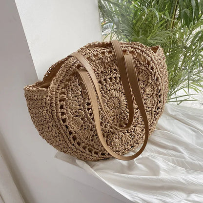 Hailey - Bolsa de playa tejida a mano