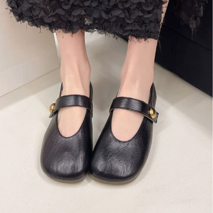 Zapatos Mary Jane de Cuero Irene