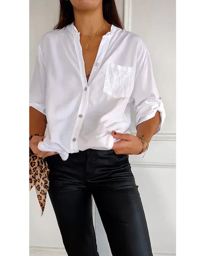 Elaine™ - Blusa de glamour elegante