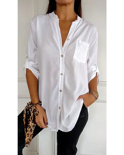Elaine™ - Blusa de glamour elegante