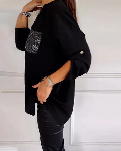 Elaine™ - Blusa de glamour elegante
